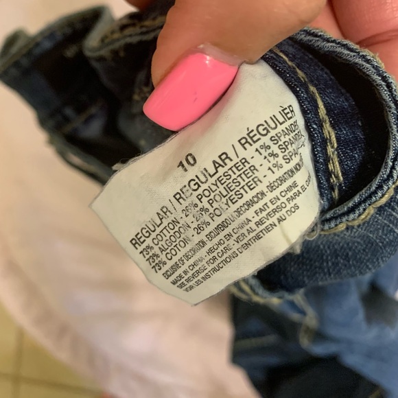 Vintage Nine West Jeans rhinestone back size 10 - Picture 5 of 5